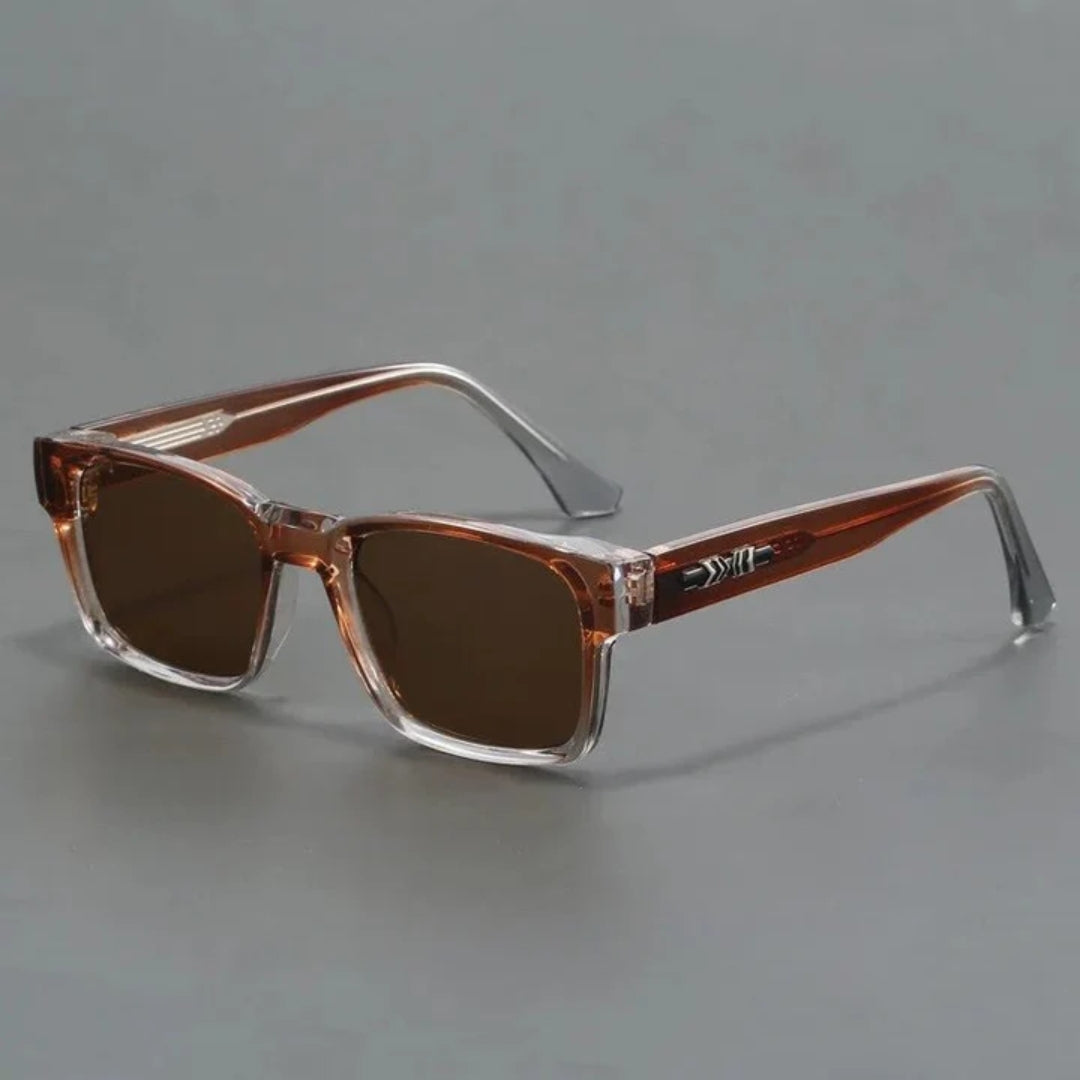 Grit - Lunettes de soleil carrées UV400 pour hommes