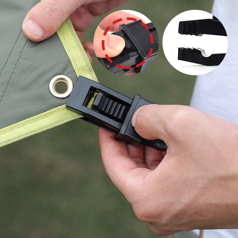 TentClips : Clips de Verrouillage Réglables pour Tente et Toile d'Ombre