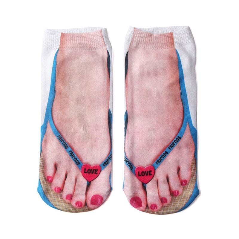 Chaussettes Imprimées Manucure Super Confortables