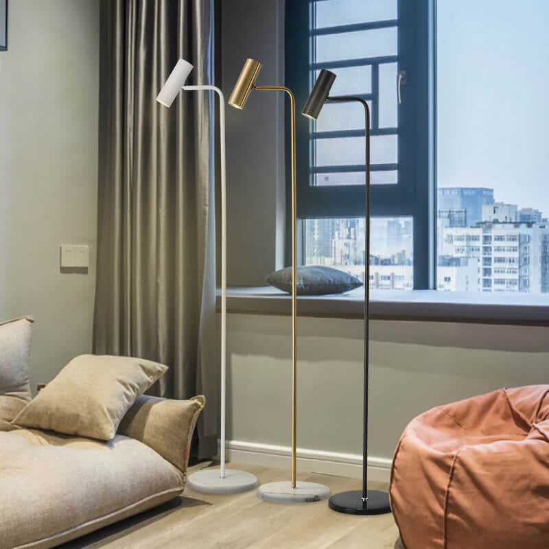Lampe sur Pied LED Réglable en Fer Industriel