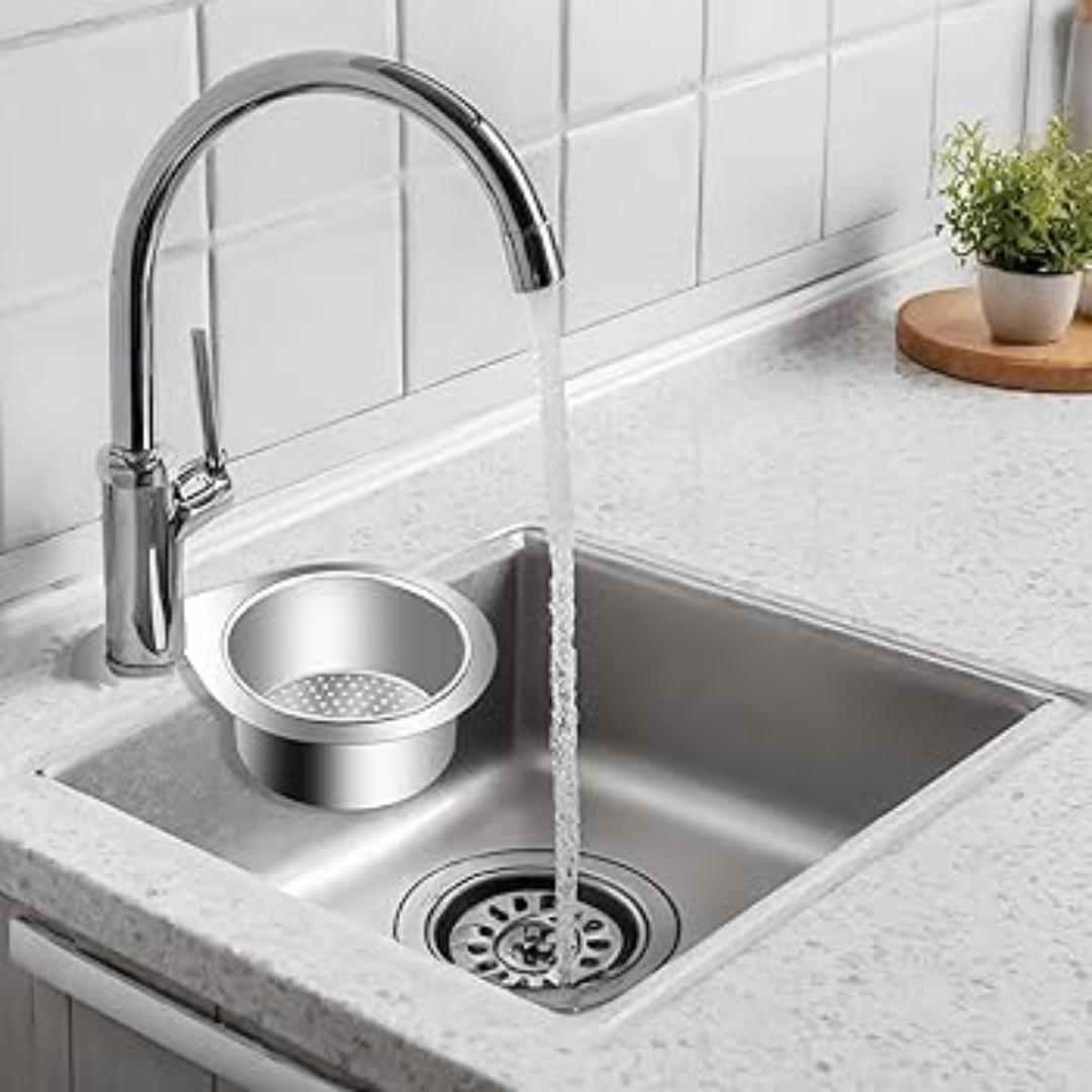 Globetrek° Écumoire à Lavabo 1+1 GRATUIT : Filtre en Acier Inoxydable Style Cygne