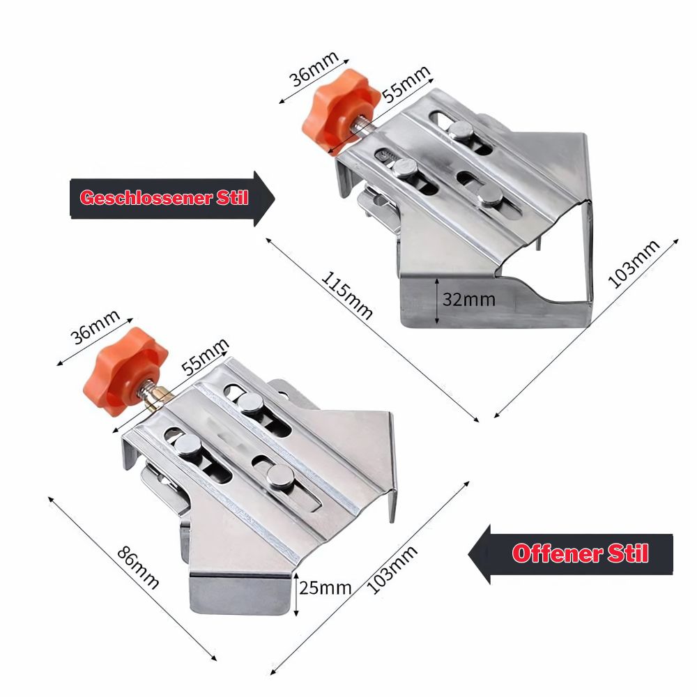 1+1 GRATUIT | PreciseAngle - Équerres en acier inoxydable