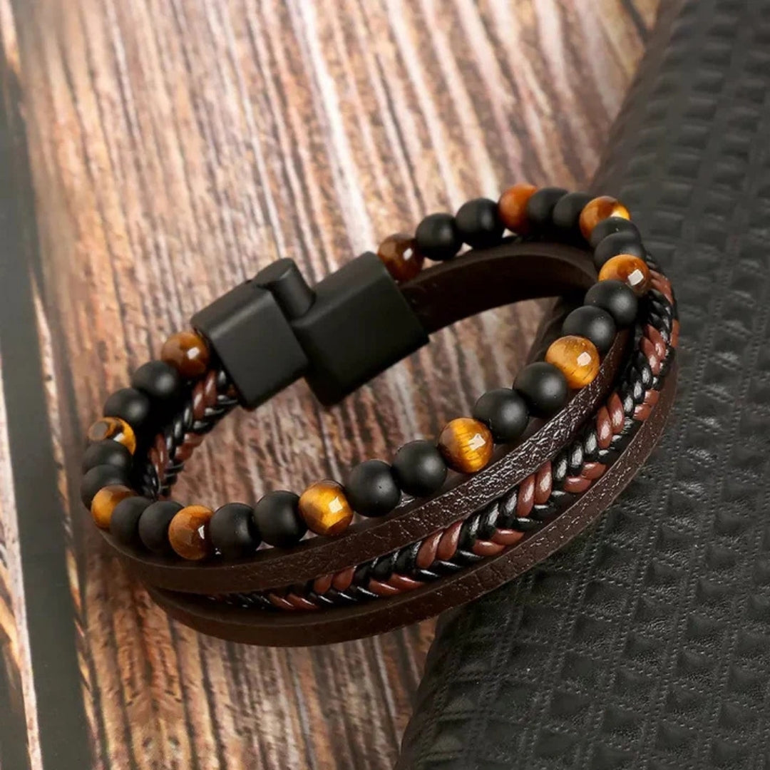 Vardeno - Bracelet pour Homme avec Fermeture Magnétique (1+1 GRATUIT)