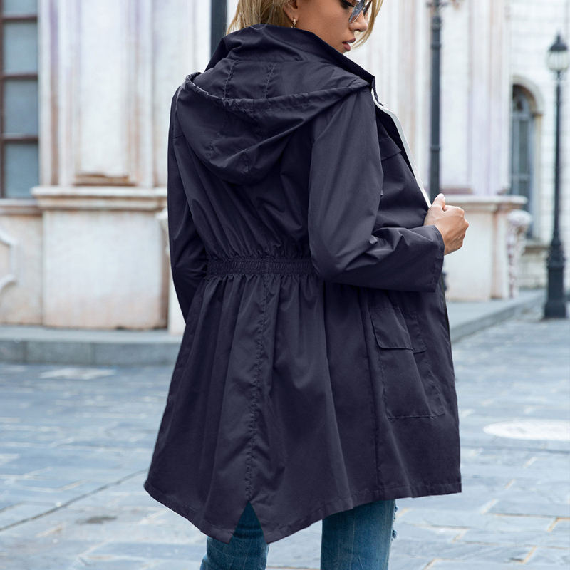 Manteau de Pluie Élégant et Imperméable pour Femmes – Protection Légère contre la Pluie