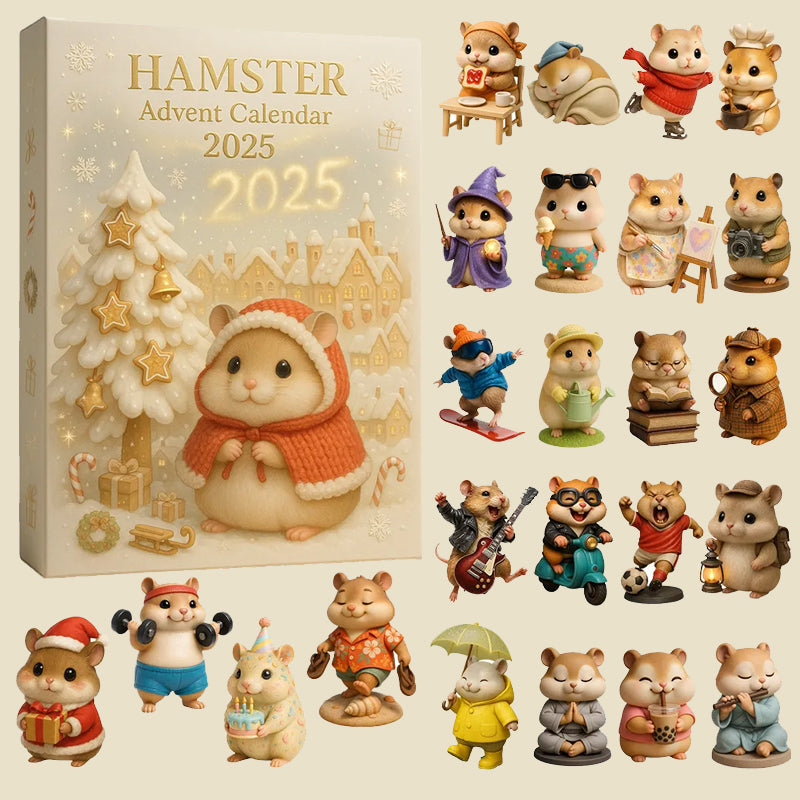 Calendrier de l'Avent HamsterJoy | Délicieuses friandises pour les fêtes de votre ami poilu