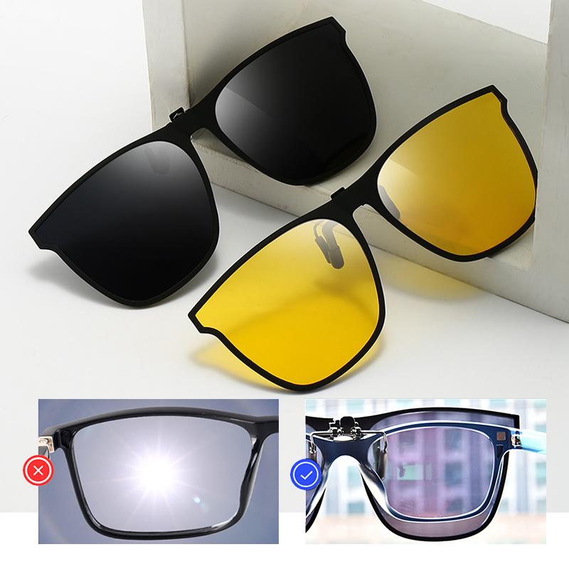 Nouveau clip-on de lunettes de soleil polarisées