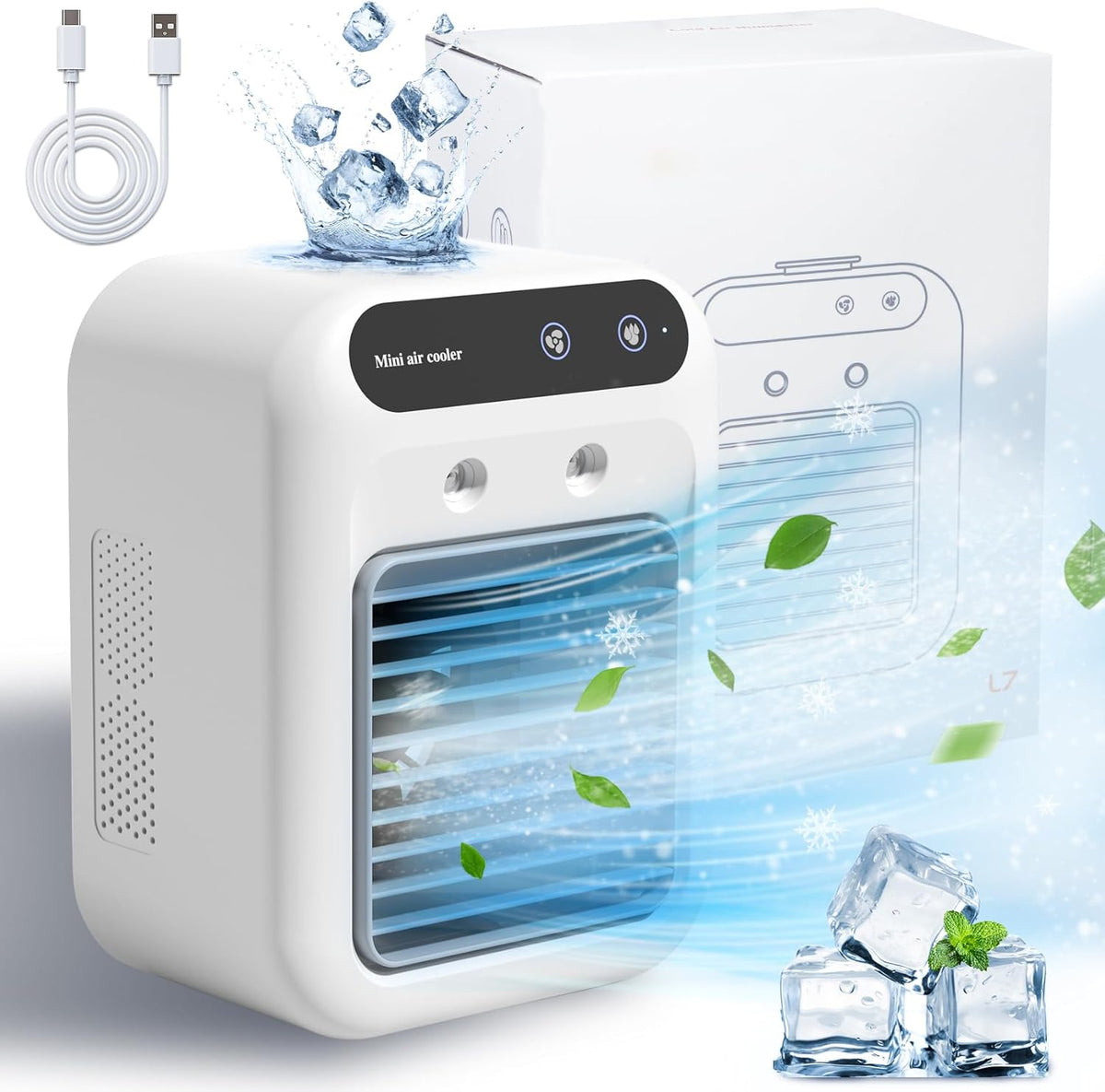 BreezePulse™ — Écrasez instantanément la chaleur avec votre brise de brume rechargeable personnelle
