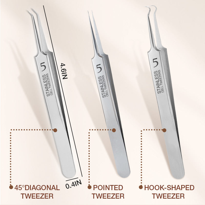 DermaSculpt™ Ensemble de Pinces — Déverrouillez une Peau Parfaite et Confiance avec une Extraction Précise et Sans Douleur