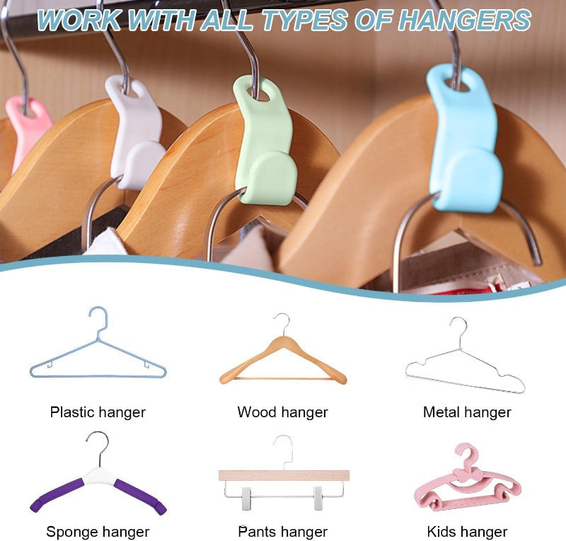 Crochets de cintre gain de place – Transformez votre placard instantanément