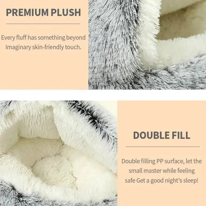 PawNest - Lit de sommeil pour animaux de compagnie Deluxe