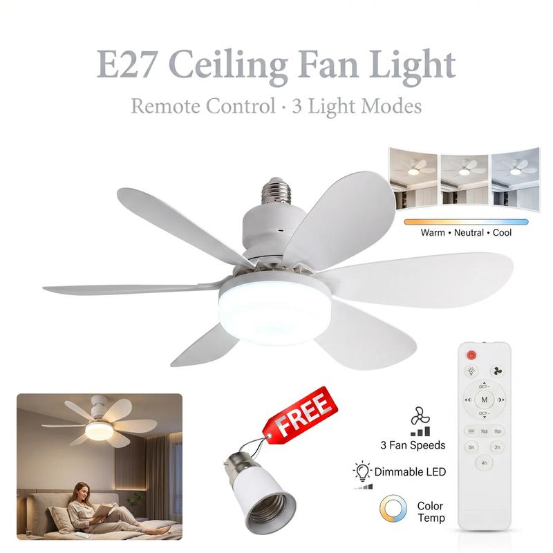 AeroLuma™ 40W Lampe de Plafond LED — Confort Frais Instantané et Éclat Brillant, Sans Tracas