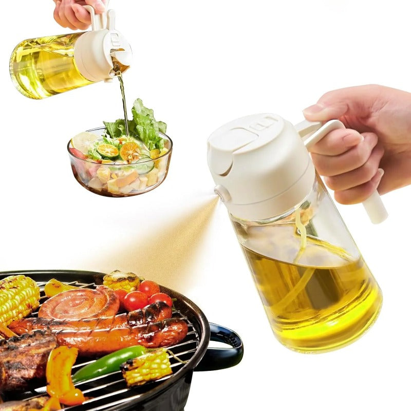 Bouteille de Spray d'Huile 2-en-1