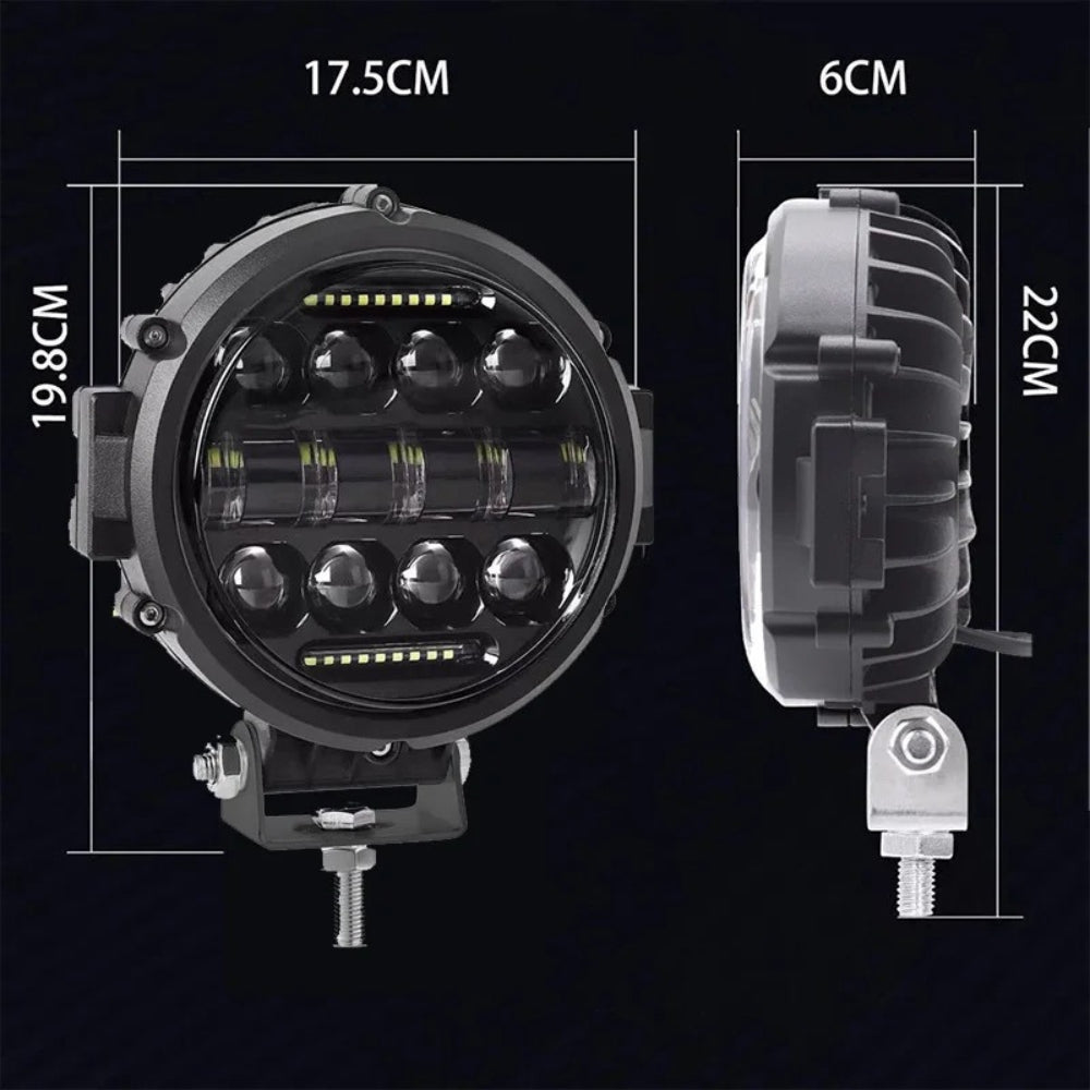 Projecteur LED Ultra Lumineux de 7 Pouces pour Véhicules