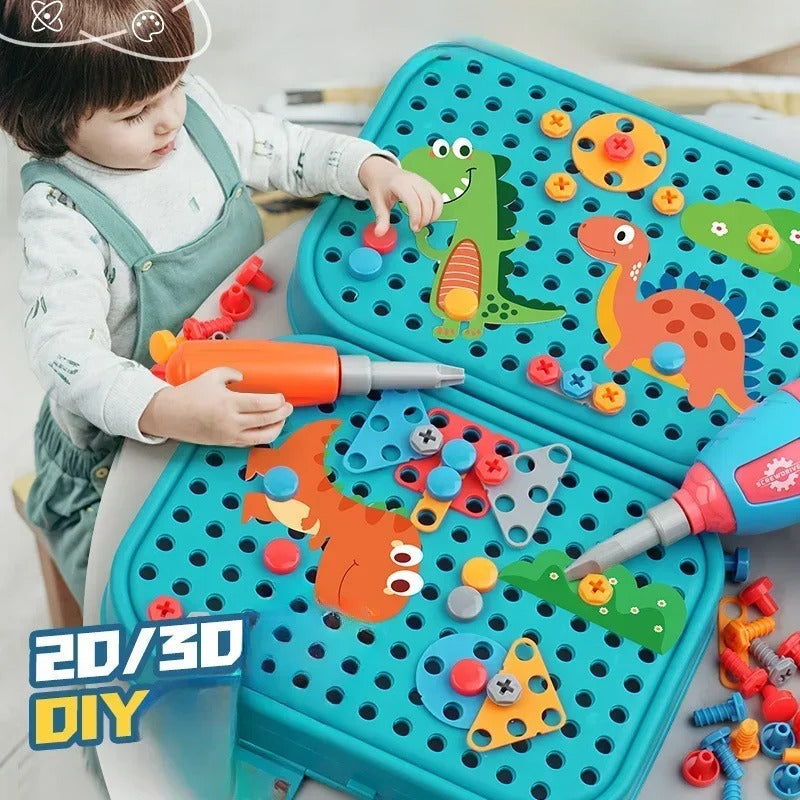 CraftiDino™ — Éveillez la confiance et la créativité de votre enfant à chaque construction