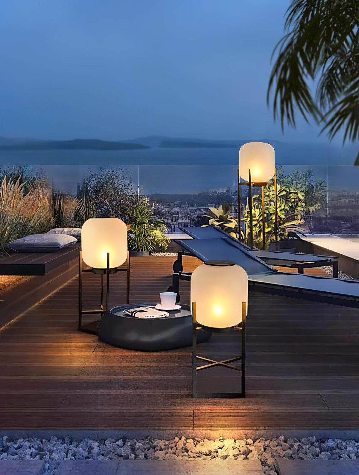 Lampe Solaire de Sol pour Extérieur – Éclairage Ambiant Durable pour Jardin et Terrasse