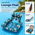 AquaSoothe™ Chaise Longue Gonflable pour Piscine — Flottez Frais, Détendez-vous en Position Droite, Brillez Intensément