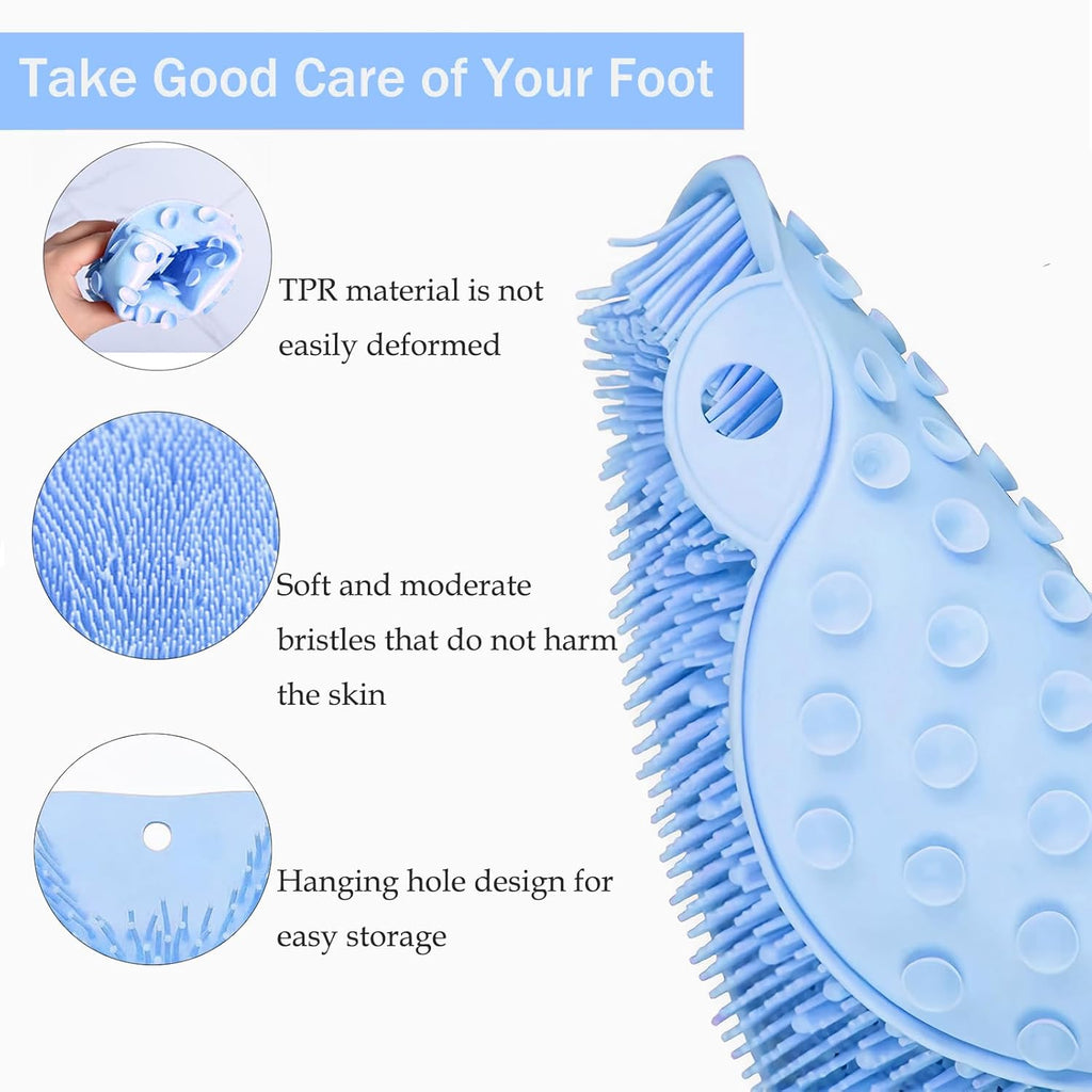 Tapis de Nettoyage pour Pieds en Silicone CleanFootFlex sans Mains