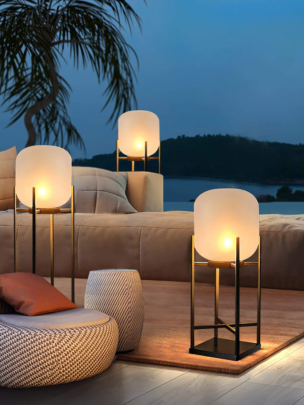Lampe Solaire de Sol pour Extérieur – Éclairage Ambiant Durable pour Jardin et Terrasse