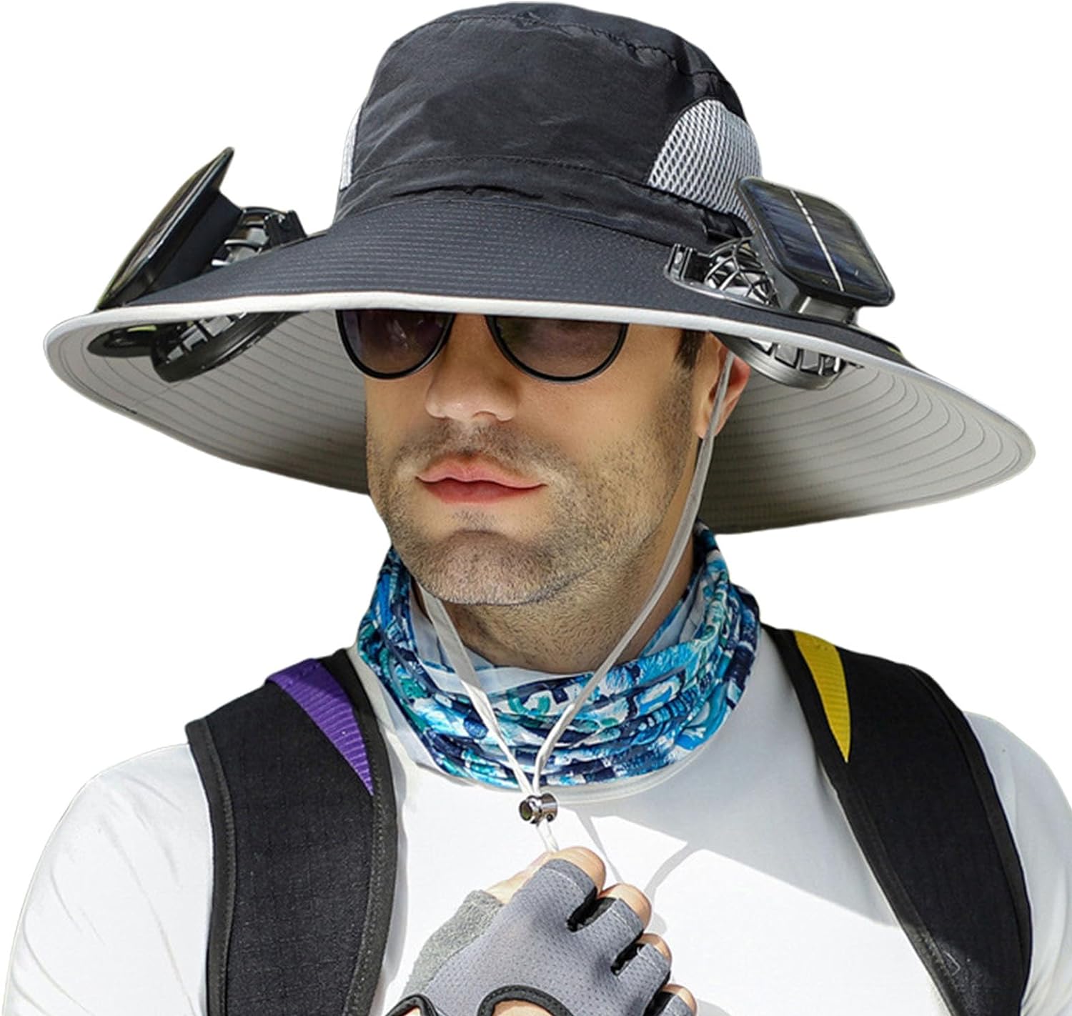 Chapeau avec Ventilateur Solaire