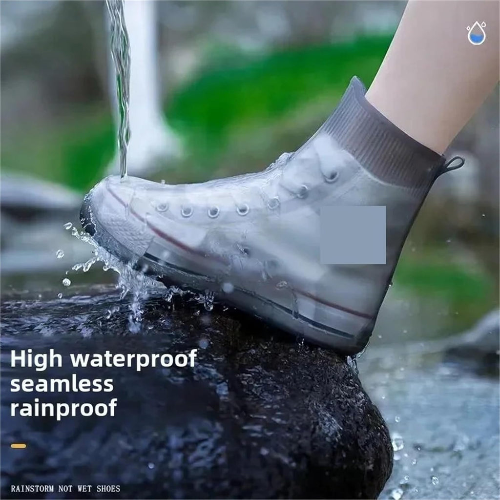 Couvre-chaussures en silicone réutilisables et imperméables