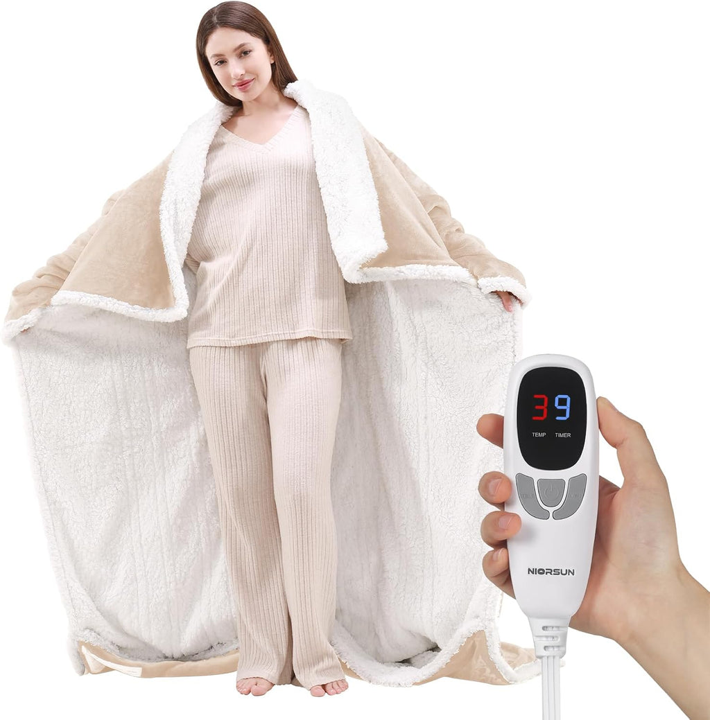 Couverture Chauffante Électrique pour Tout le Corps – Chaleur et Confort Immédiats