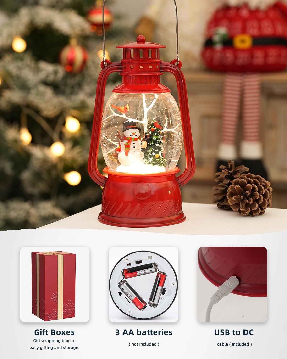 Lampe à LED Citrouille pour Décoration d'Automne – Lumière Chaude avec Minuteur de 6 Heures