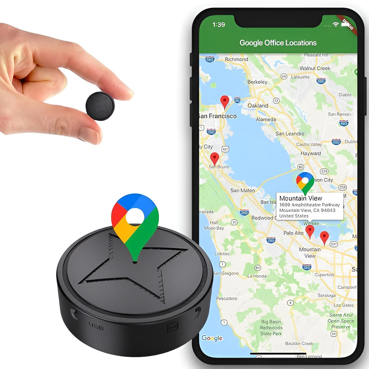 TrackMate - Traceur GPS Mini Magnétique | 50% DE RÉDUCTION