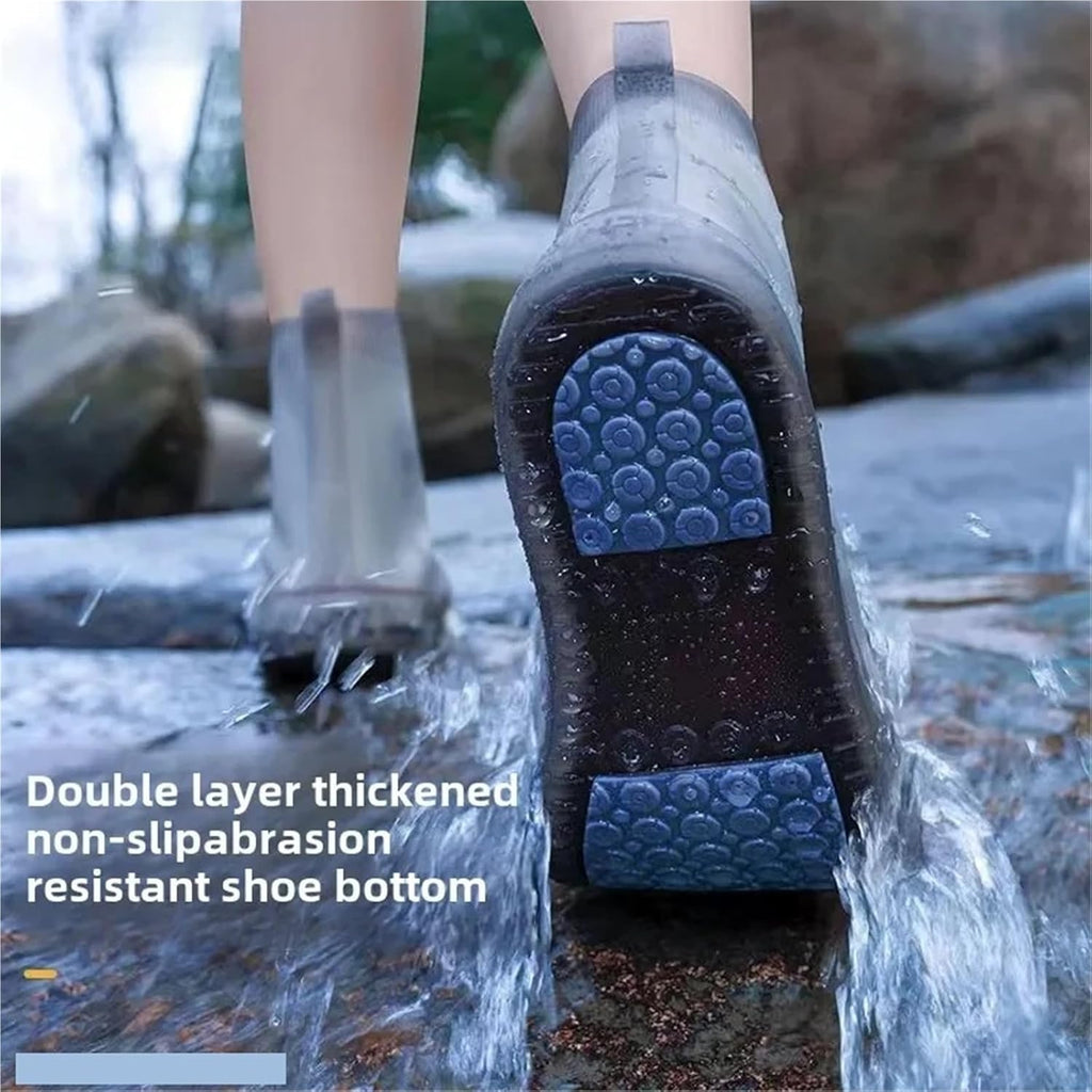 Couvre-chaussures en silicone réutilisables et imperméables