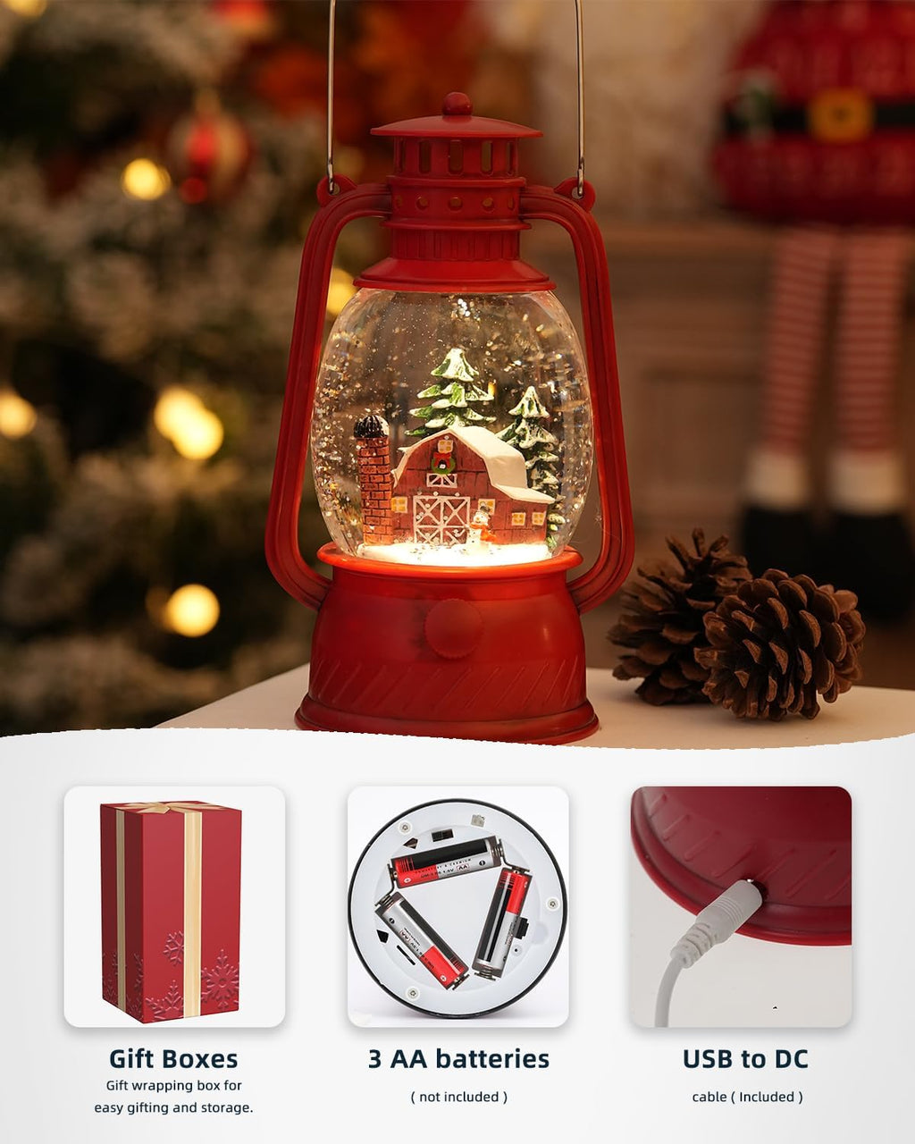 Lampe à LED Citrouille pour Décoration d'Automne – Lumière Chaude avec Minuteur de 6 Heures