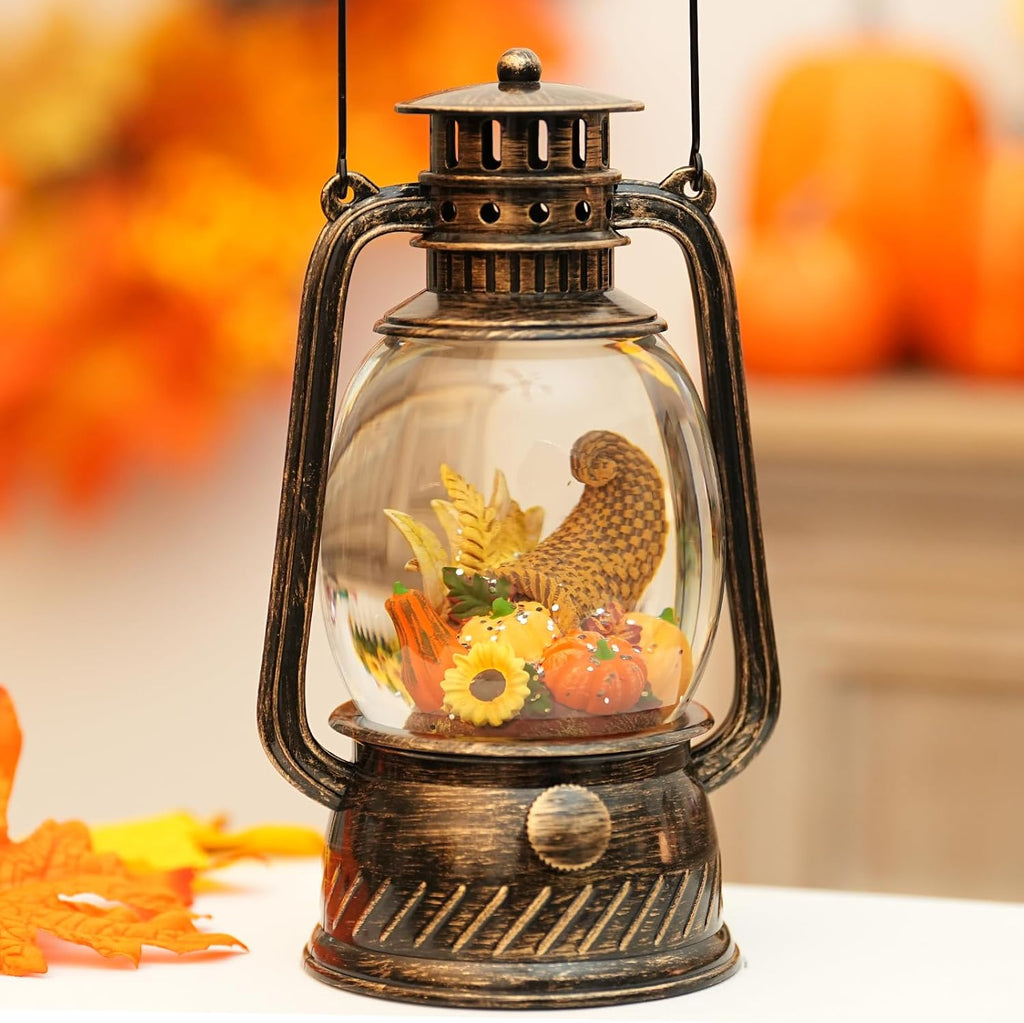 Lampe à LED Citrouille pour Décoration d'Automne – Lumière Chaude avec Minuteur de 6 Heures