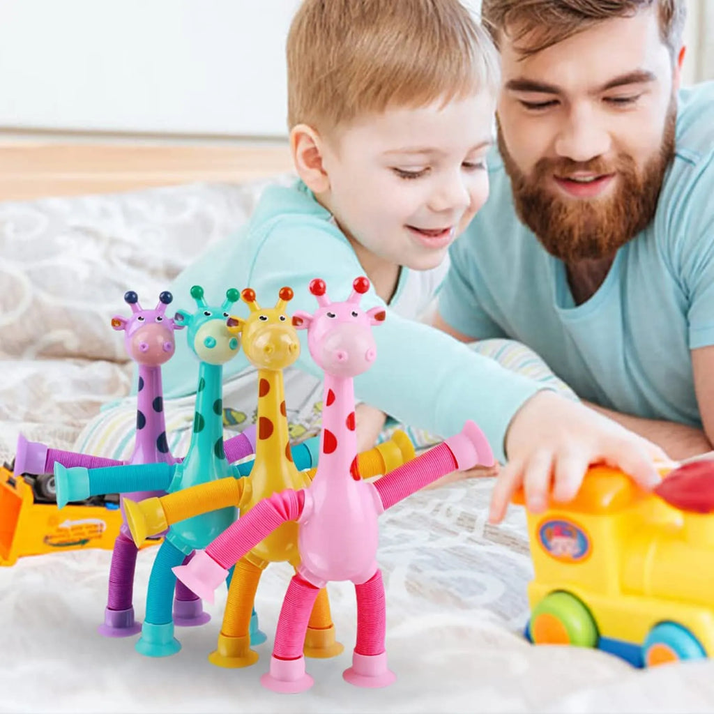 GiraffeStretch – Jouet de Suction Télescopique Amusant