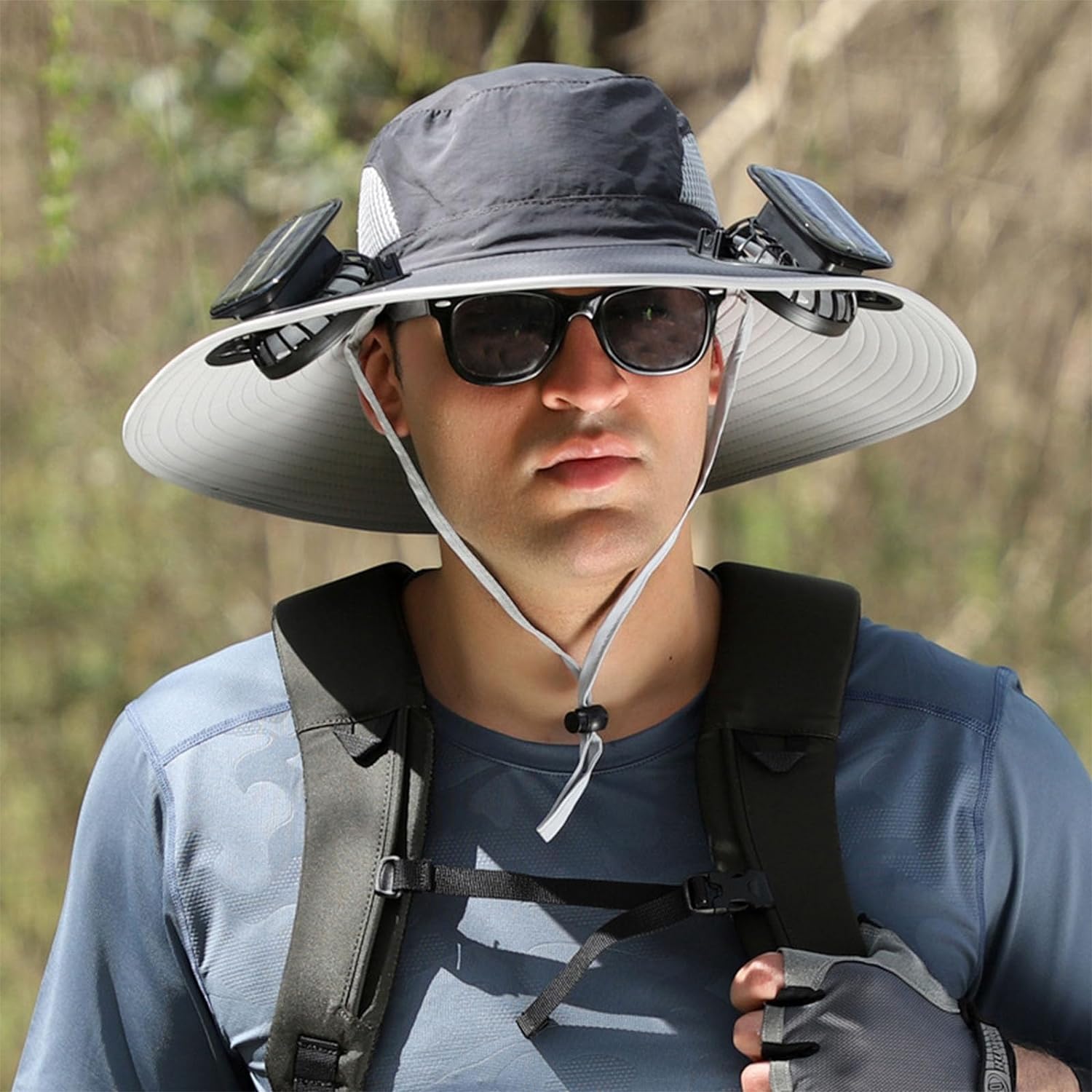 Chapeau avec Ventilateur Solaire
