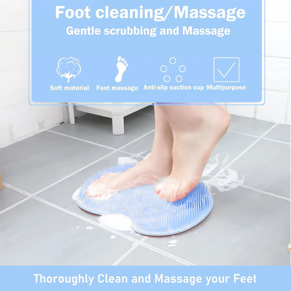 Tapis de Nettoyage pour Pieds en Silicone CleanFootFlex sans Mains