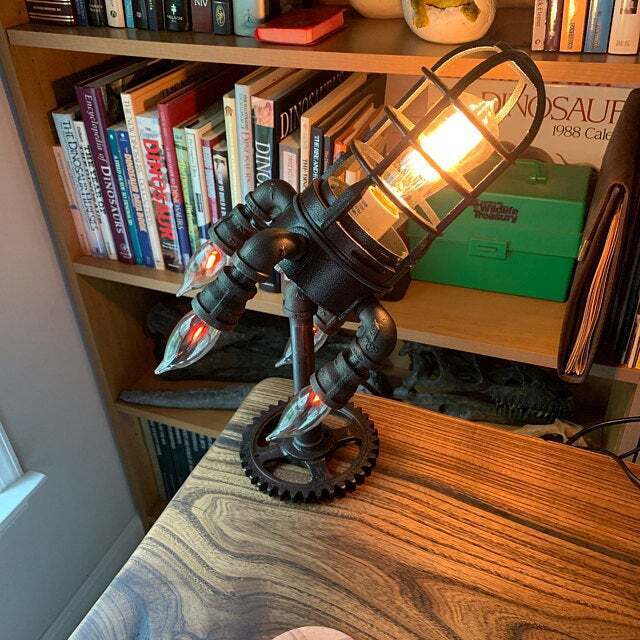 Lampe Fusée Steampunk