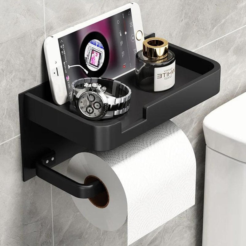 Support de Papier Toilette | Fixation Murale | Distributeur Métallique | BathLine