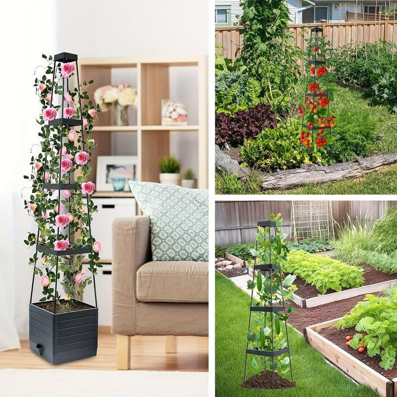 VertiBloom™ Tower — Transformez Votre Espace en Une Oasis de Jardin Luxuriante et Élevée