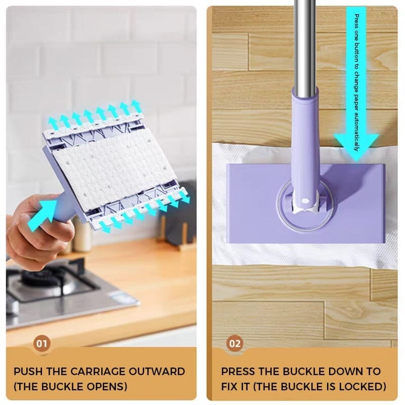 SwapClean | Mop à Changer de Chiffon Automatiquement