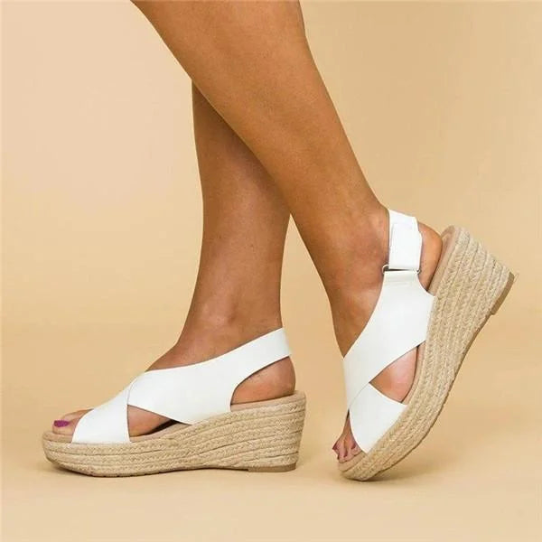 Espadrilles Orthopédiques à Talon Wedge Confortables - Clara