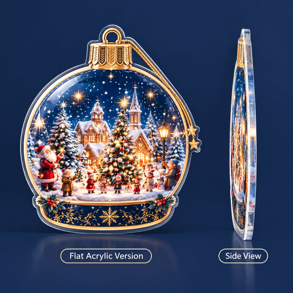 Calendrier de l'Avent de 24 jours avec surprises – 24 pendentifs en forme de boule de Noël à découvrir chaque jour