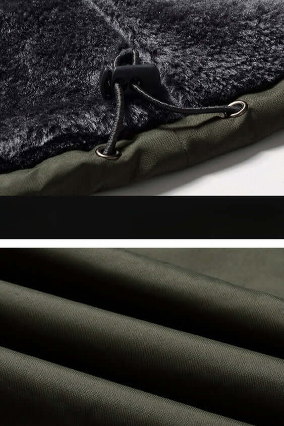 Veste d'hiver imperméable en polaire pour hommes