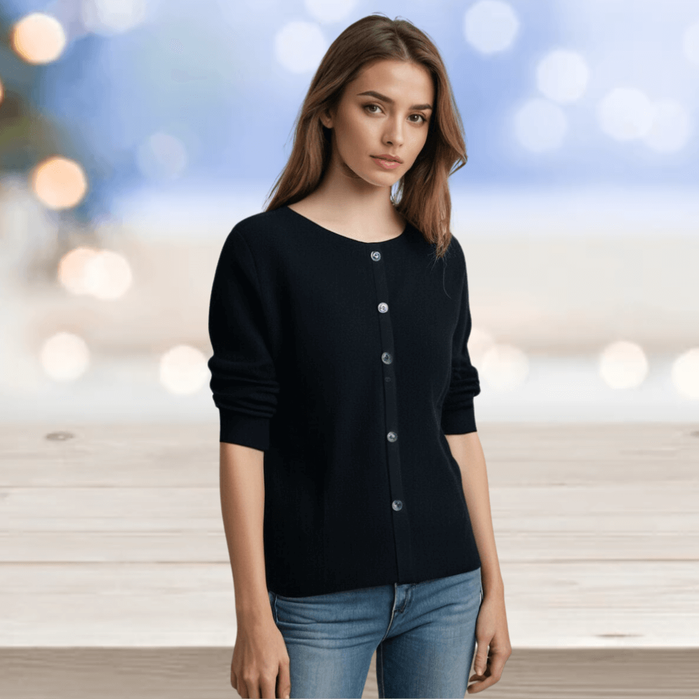 Cardigan Femme avec Col en V