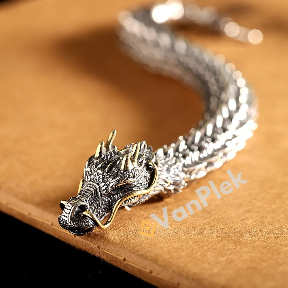Jewelance™ SilverDragon - Bracelet en Argent Sterling