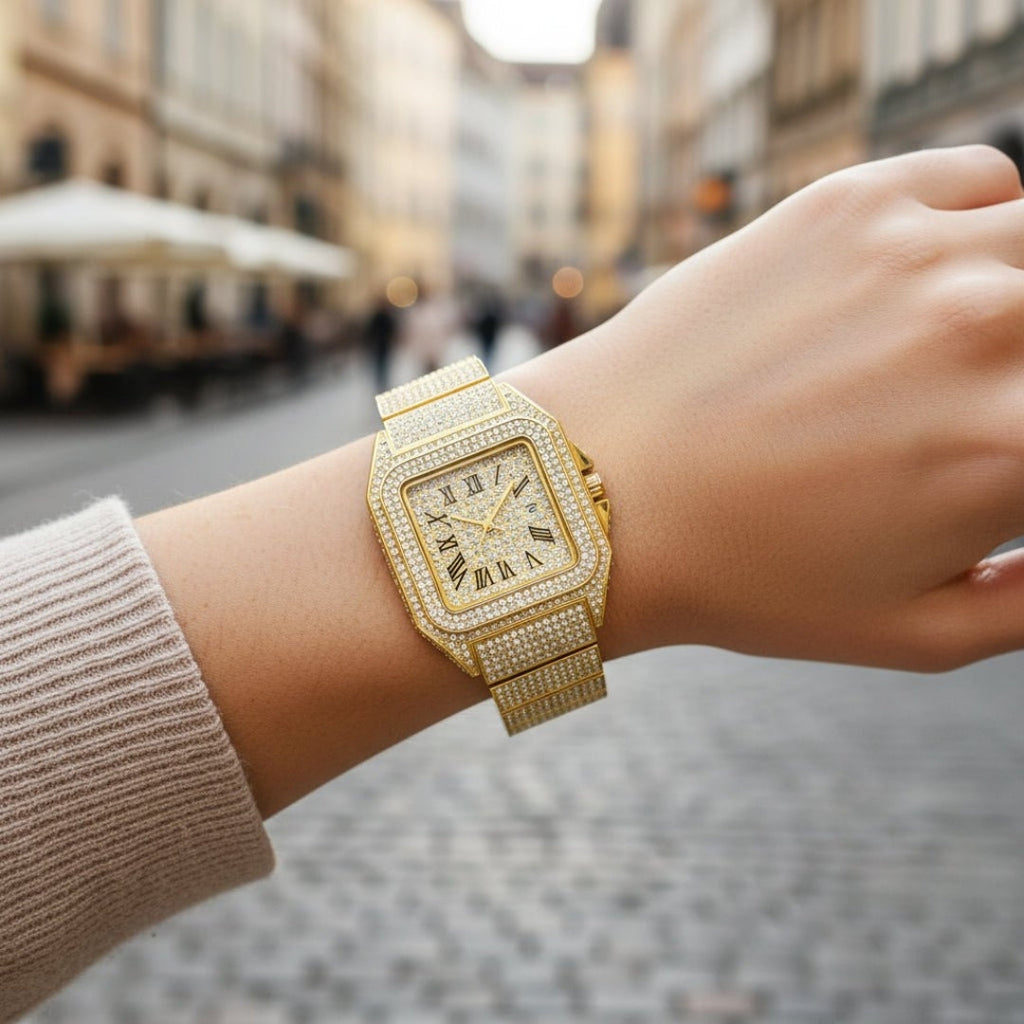 Montre Femme - Design Carré Élégant
