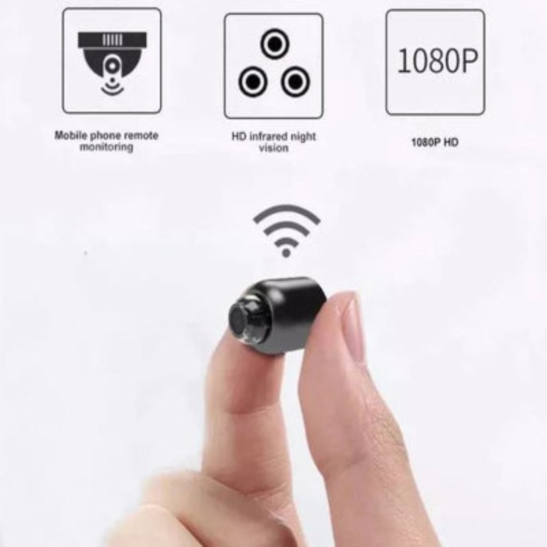 Caméra WiFi Cachée (1080P) – Moniteur Bébé Sans Fil et Surveillance Discrète