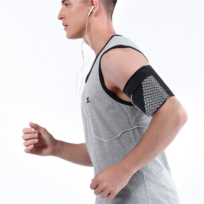 Bracelet de Fitness avec Poche pour Téléphone – Idéal pour les Activités en Plein Air