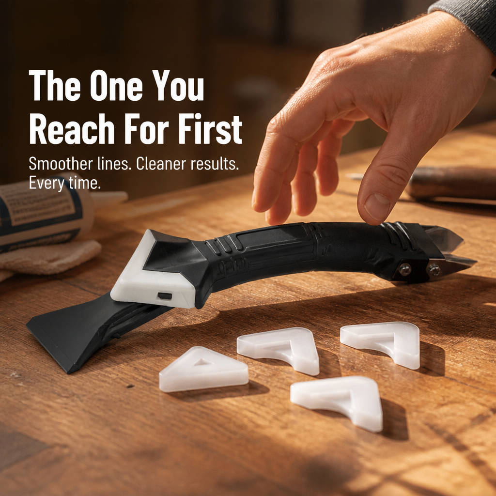 SealMaster™ — Précision sans effort pour des lignes de mastic parfaites, de niveau professionnel, à chaque fois