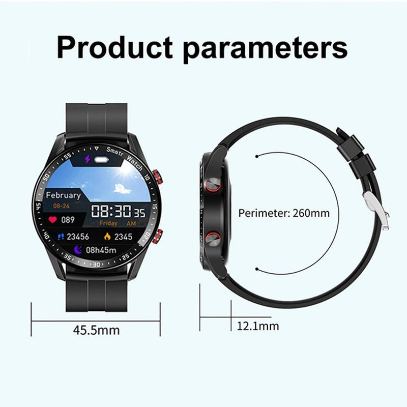 Montre Connectée Moniteur de Fréquence Cardiaque - Montre de Santé Slim - VitaPols