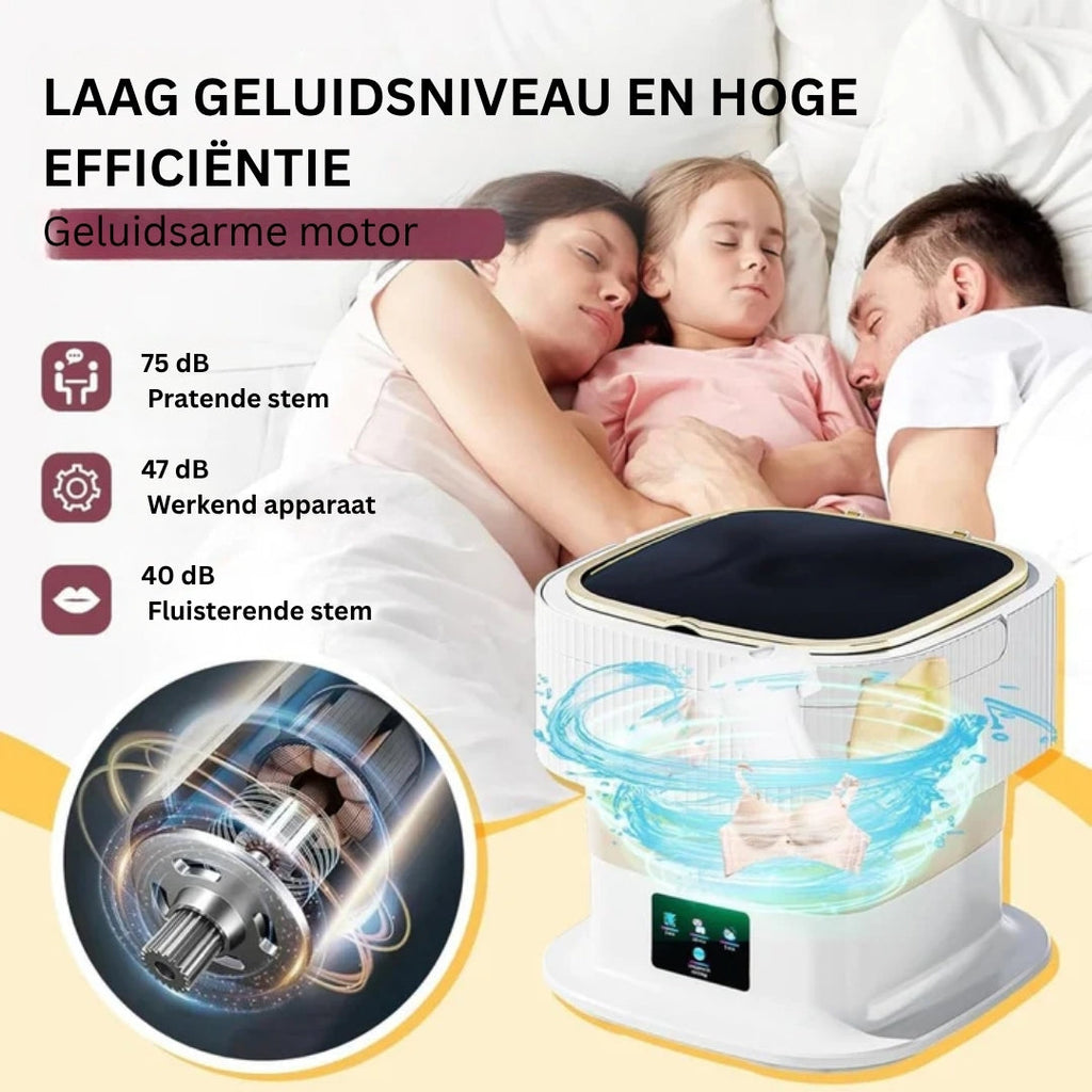 Lave-linge portable - Design pliable 11L