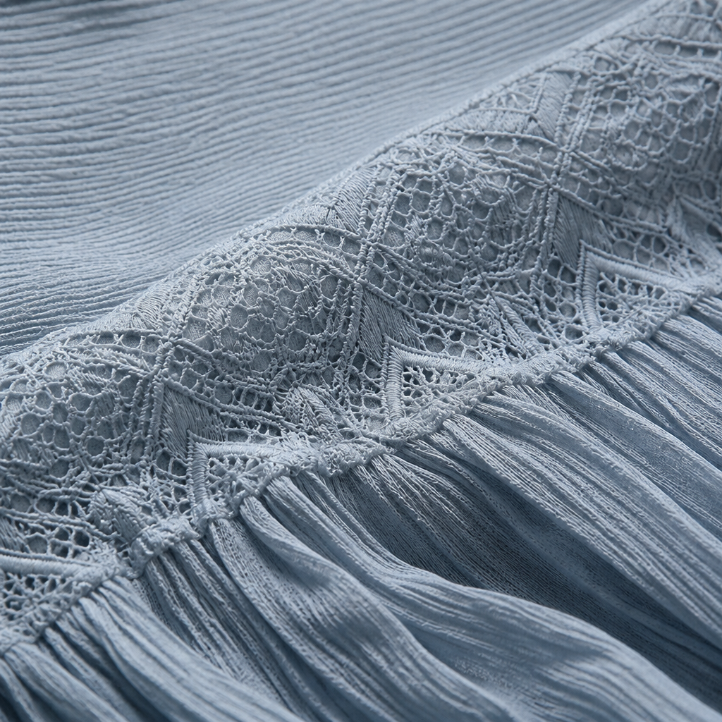 LumaSeren™ – Ensemble Boho en Deux Pièces avec Jupe Maxi à Volants en Dentelle