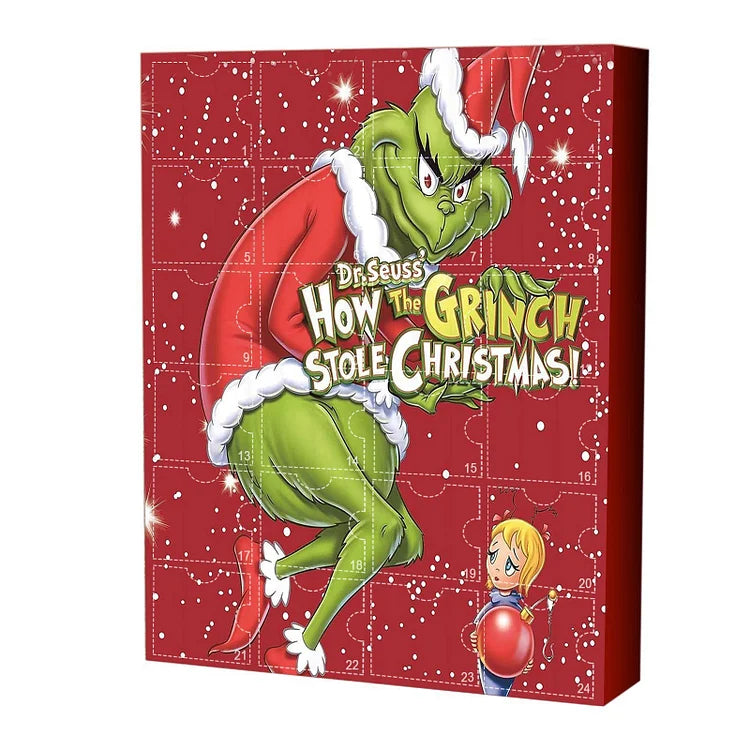 Calendrier de l'Avent Monstre – Calendrier de Noël Vert avec Surprises